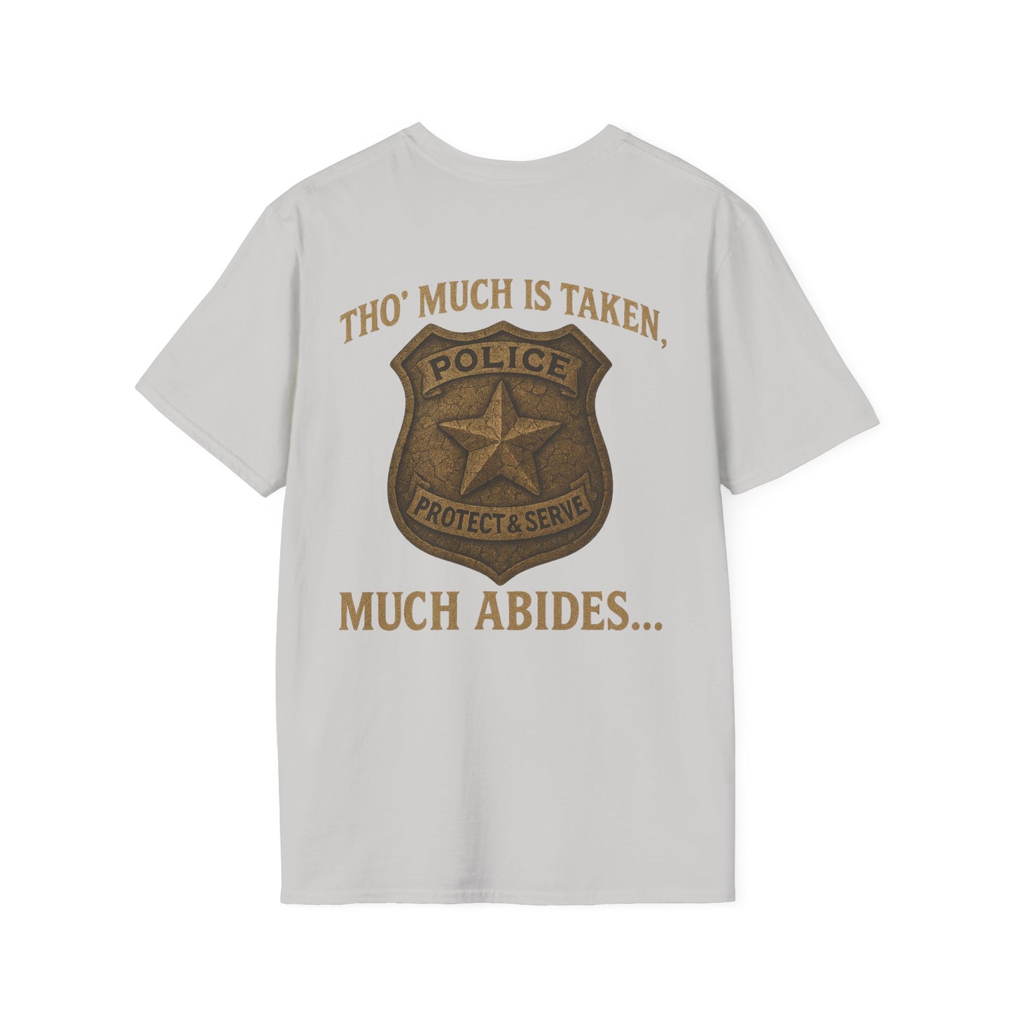 Much Abides T-Shirt, back