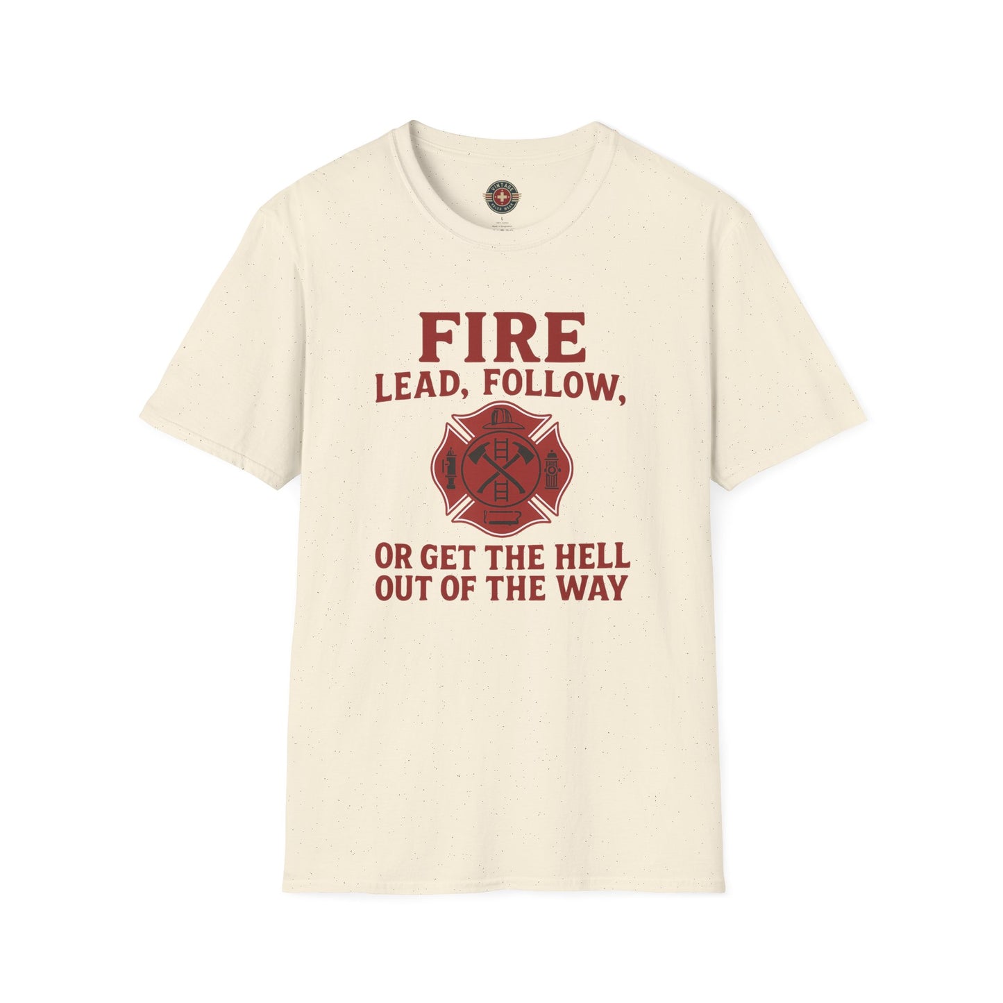 Lead Follow T-Shirt Fire, front