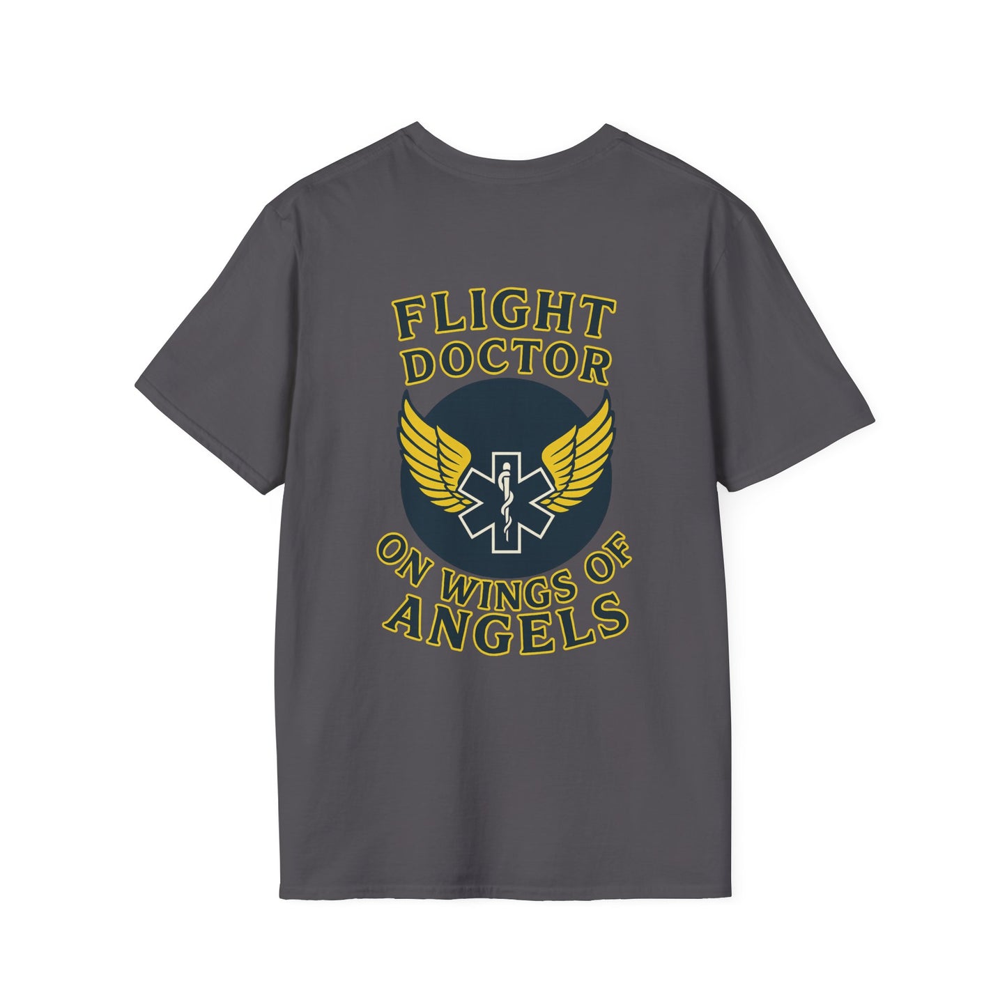 On Wings T-Shirt Flight Doctor, back/front logo