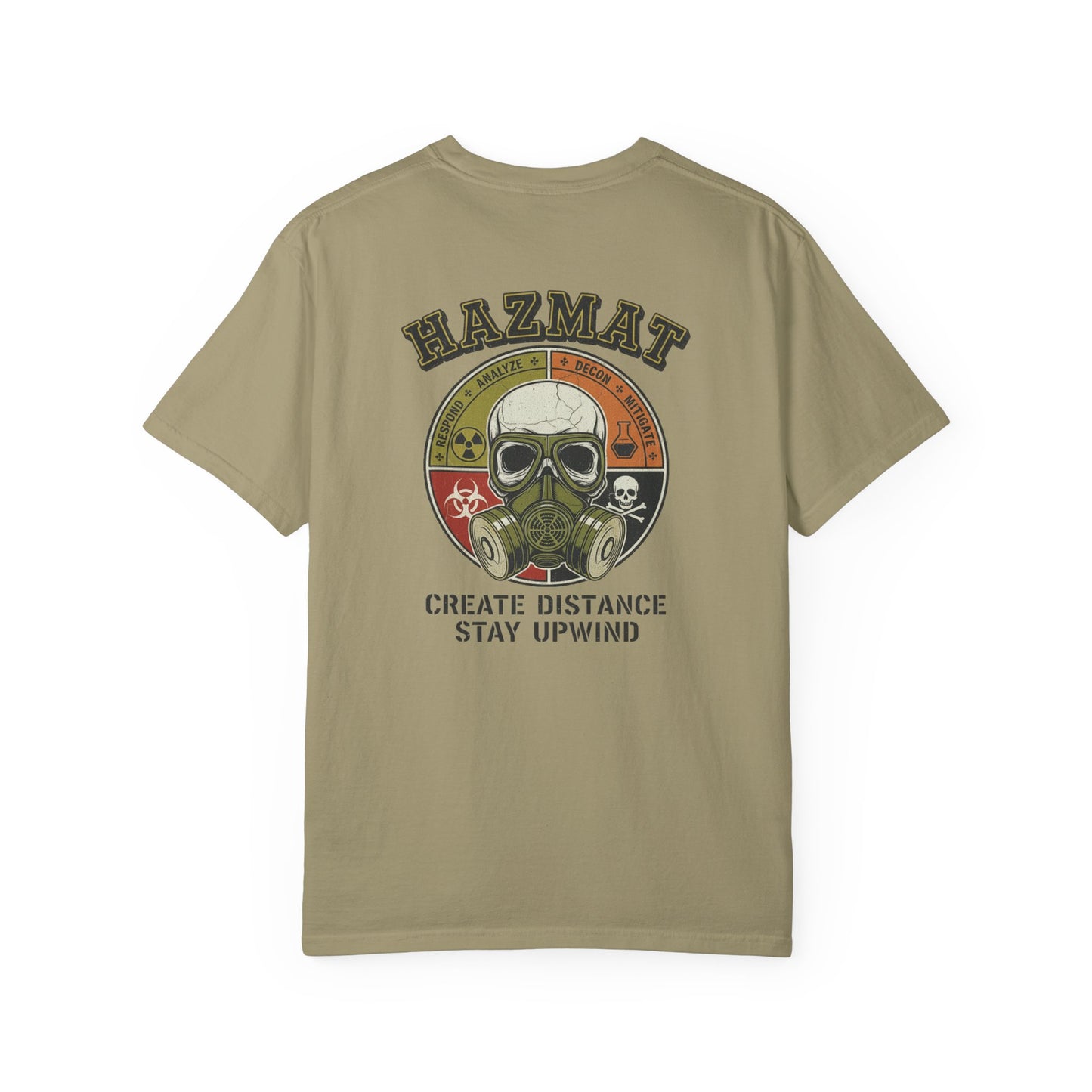 HAZMAT T-shirt, back/front logo