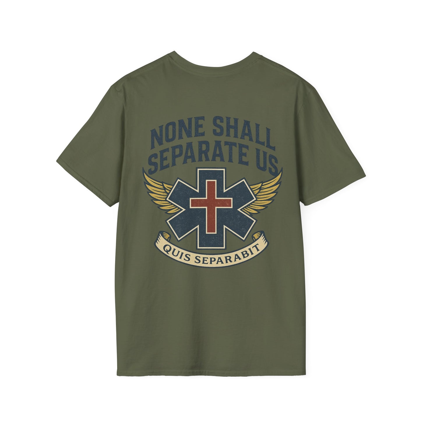 None Shall EMS T-Shirt, back/front logo