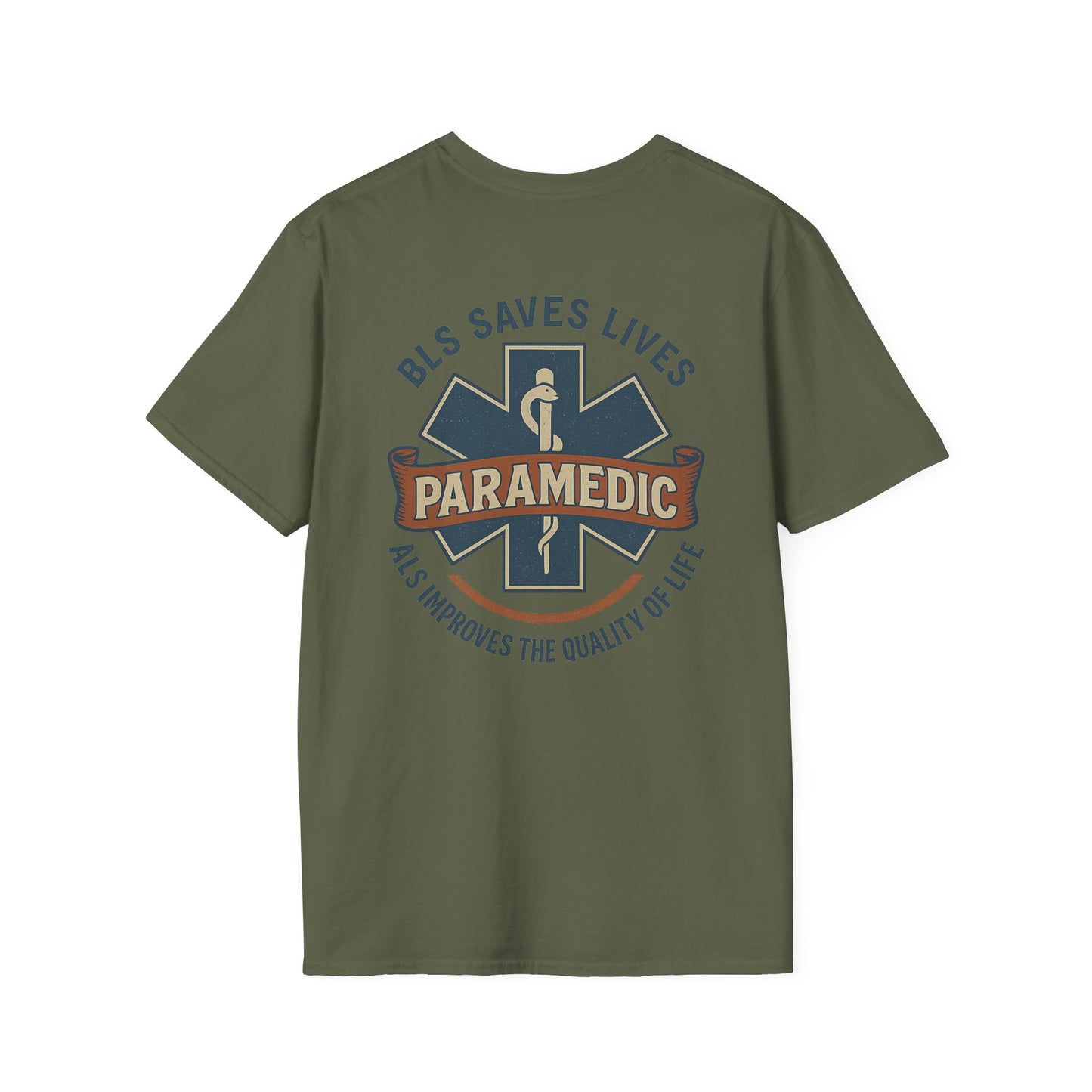BLS/ALS for Medic T-Shirt, back/front logo