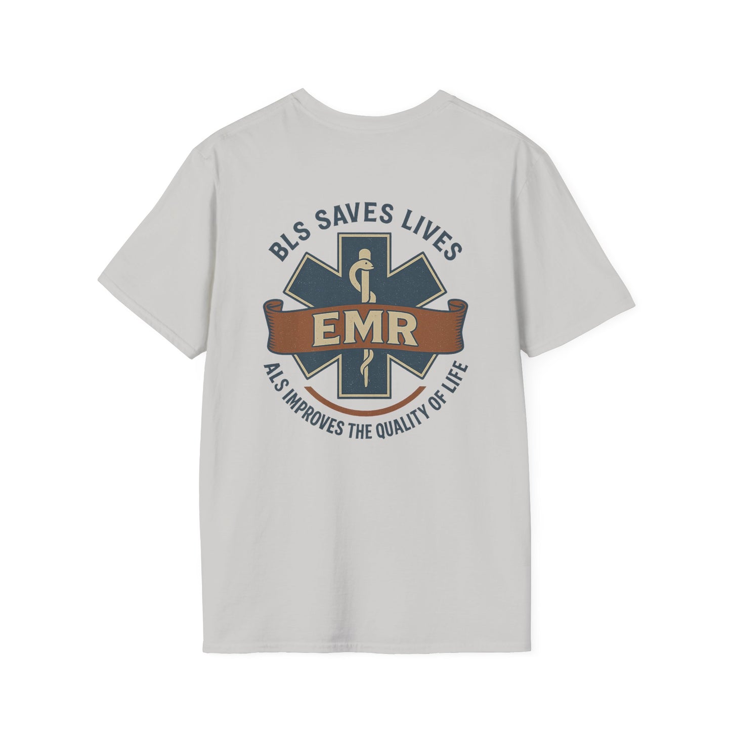 BLS/ALS for EMR T-Shirt, back/front logo