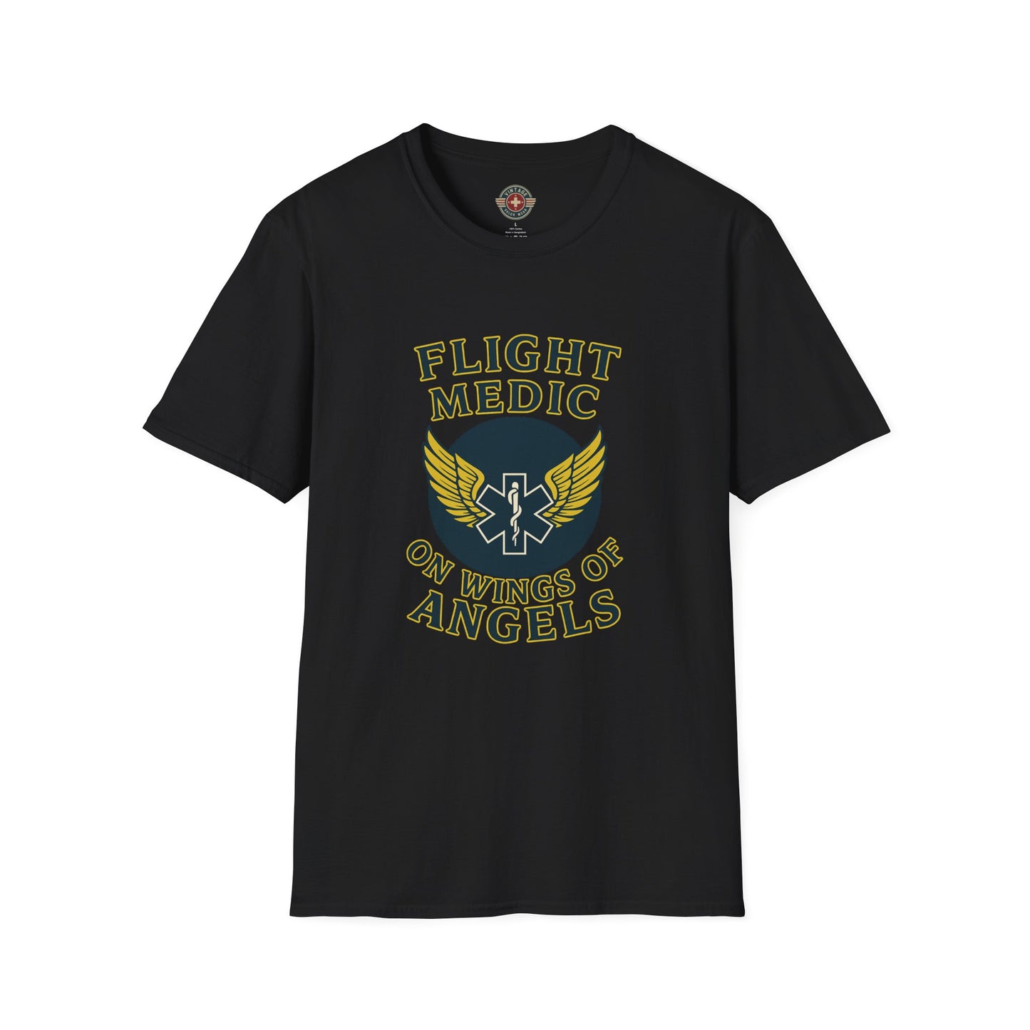 On Wings T-Shirt Flight Medic, front