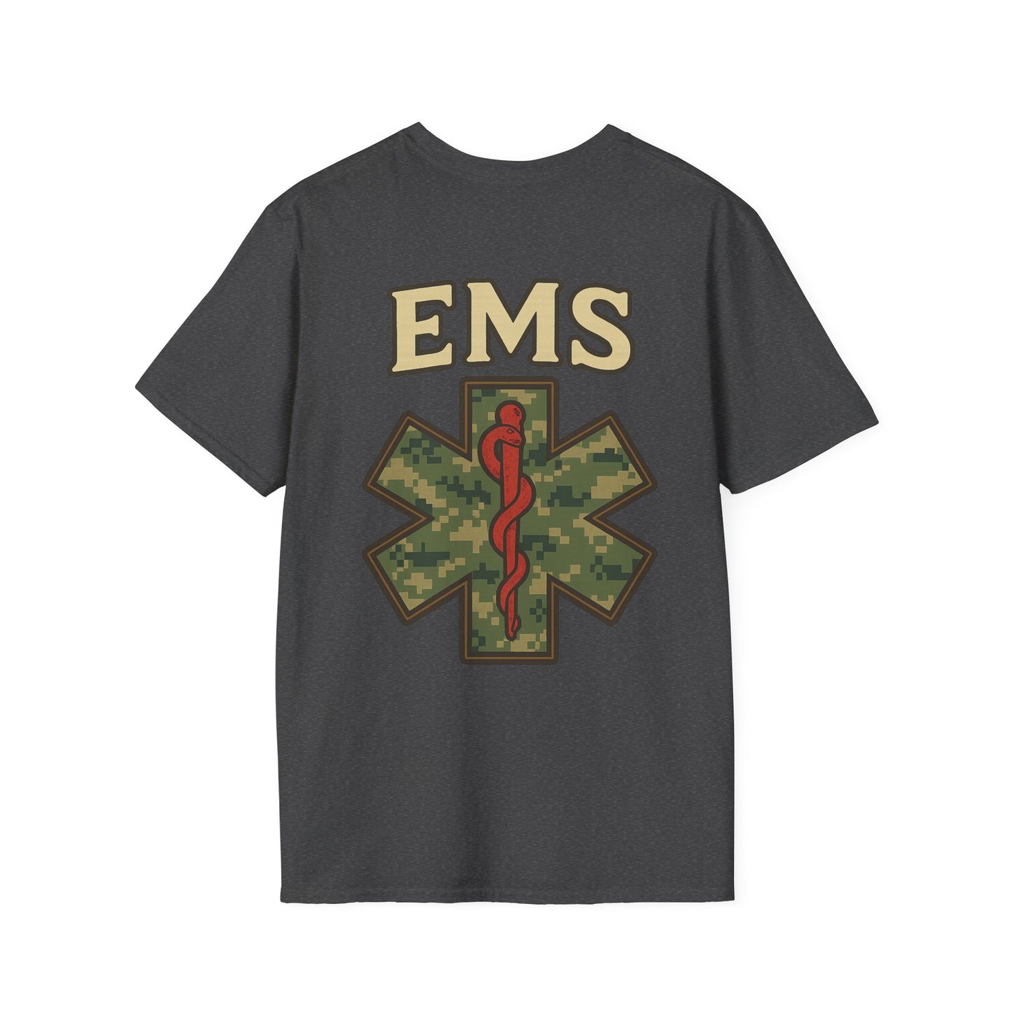 Camo EMS T-Shirt, back/front logo
