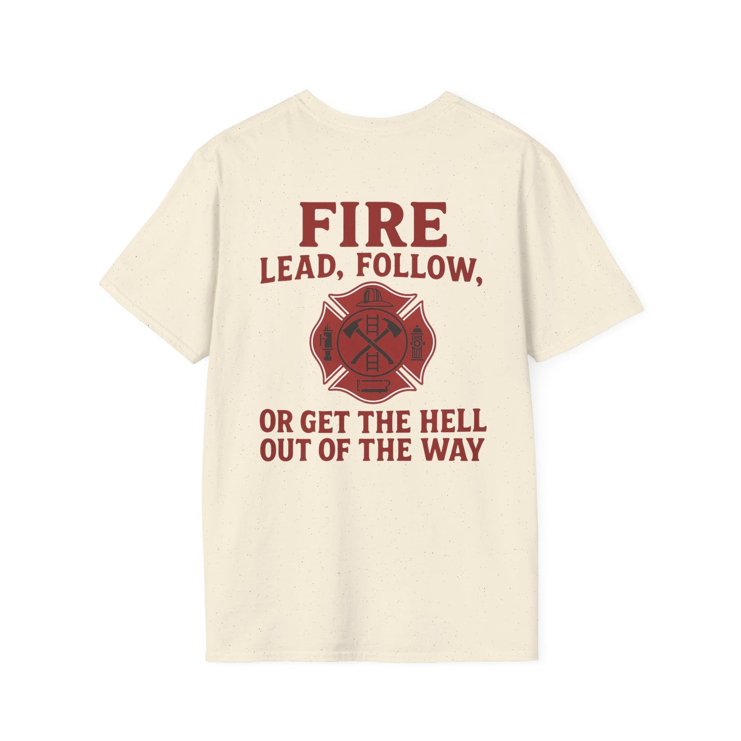 Lead Follow T-Shirt Fire, back