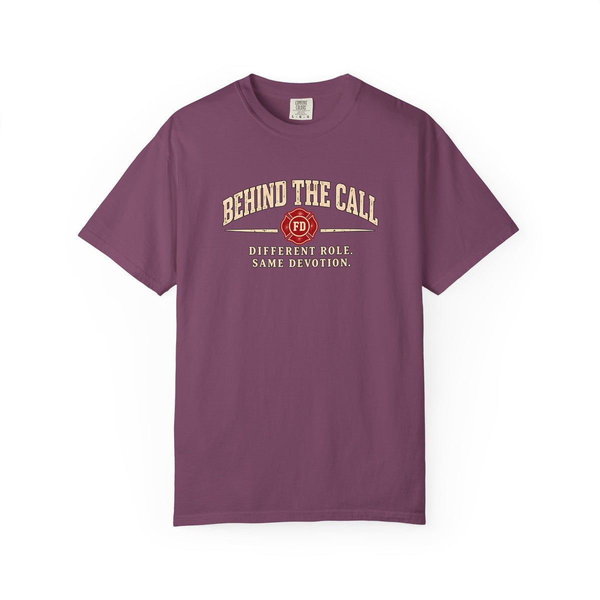 Behind the Call Fire T-Shirt, front