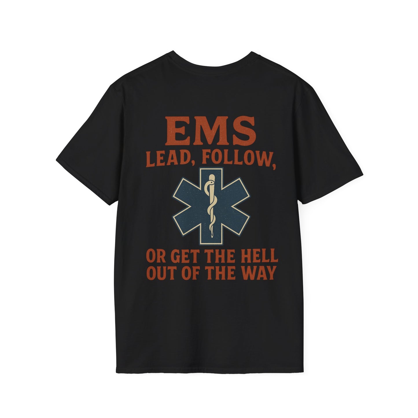 Lead Follow T-Shirt EMS, back/front logo