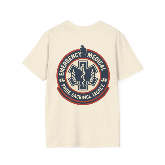 Pride, Sacrifice, Legacy T-Shirt, back/front logo