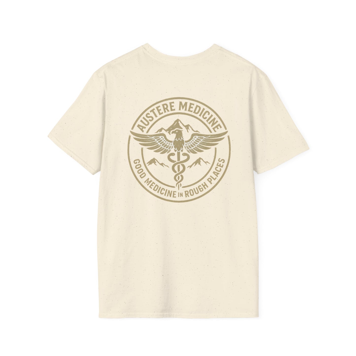 Rough Places T-shirt, back/front logo