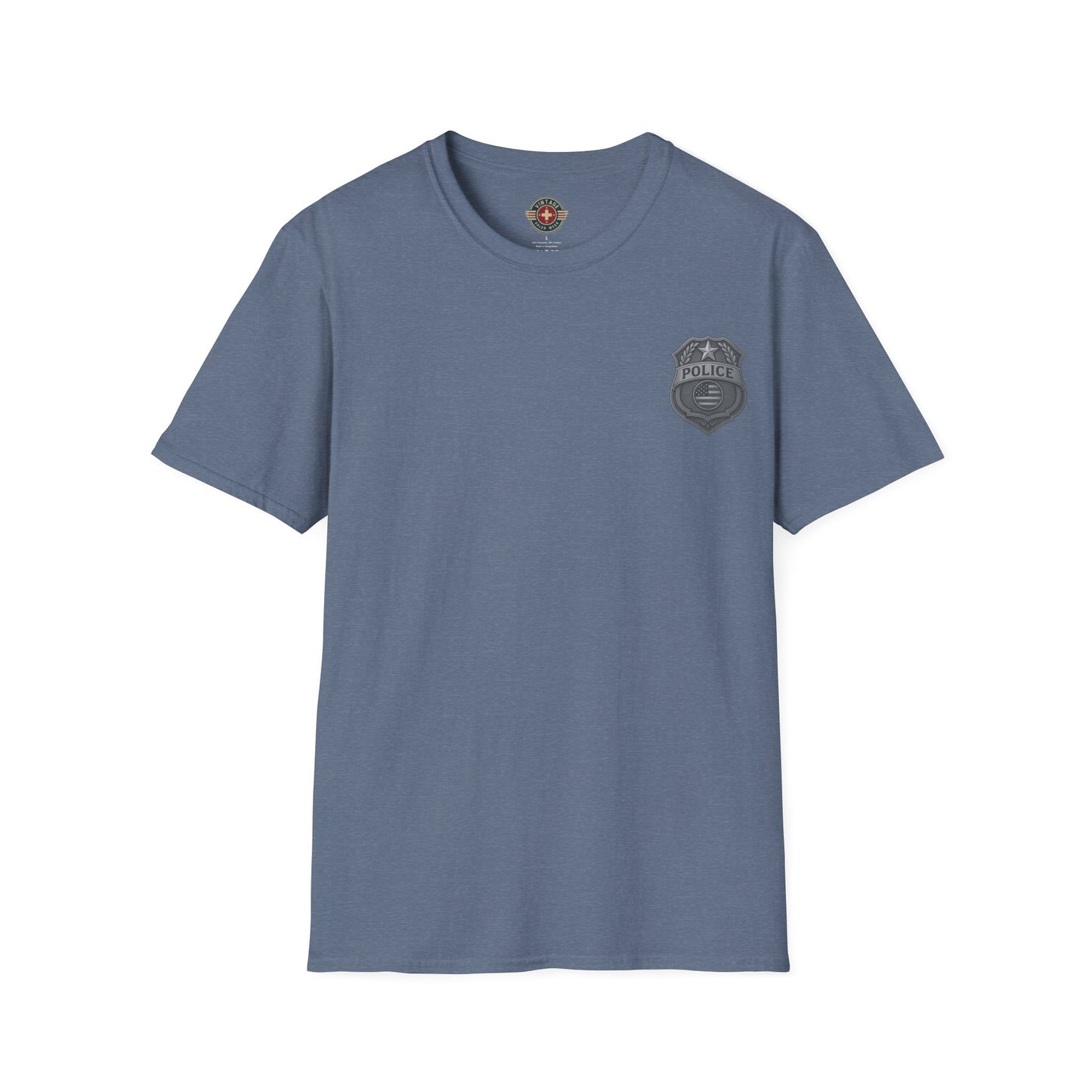Til the Job is Done Police T-Shirt, back/front logo