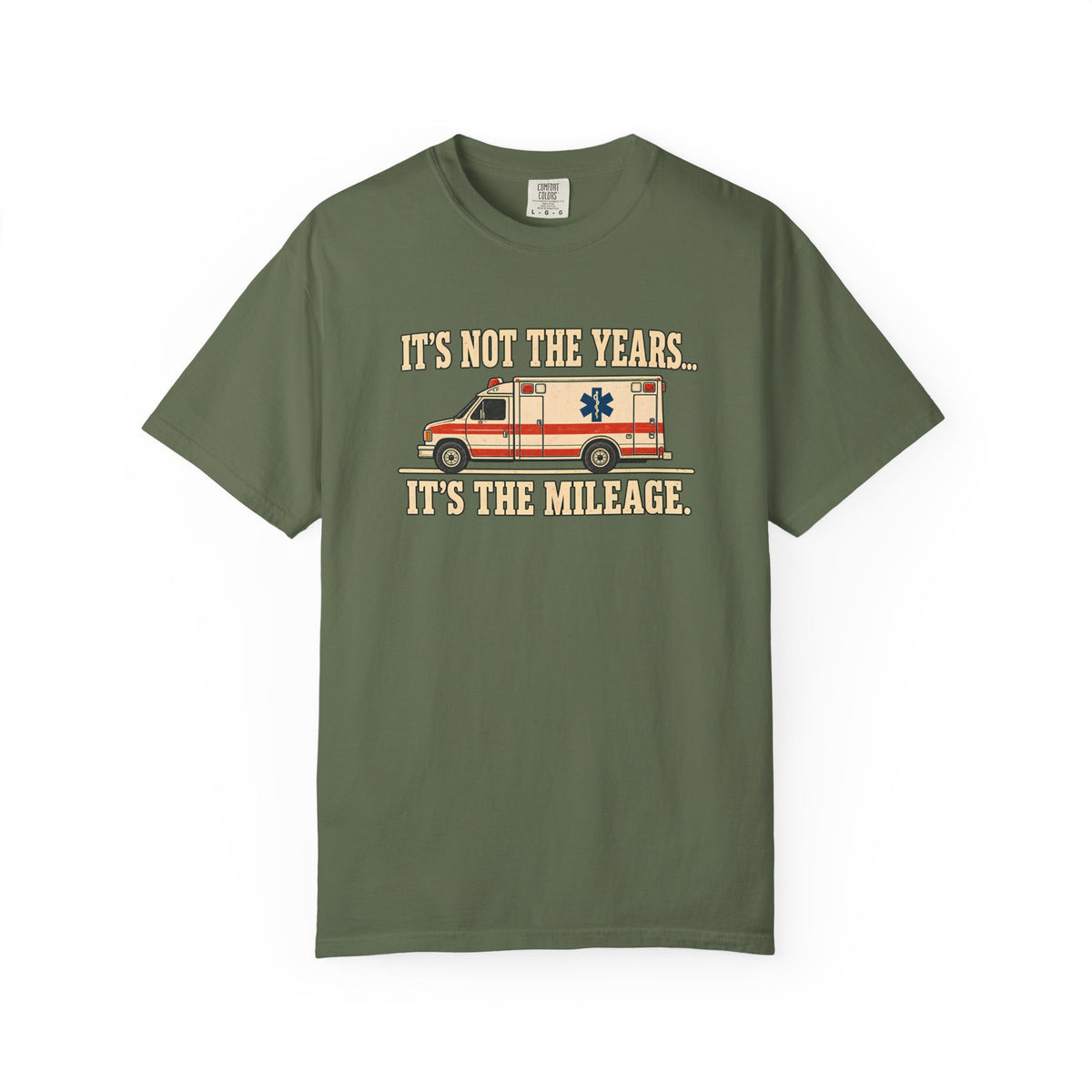 It's the Mileage T-shirt, front