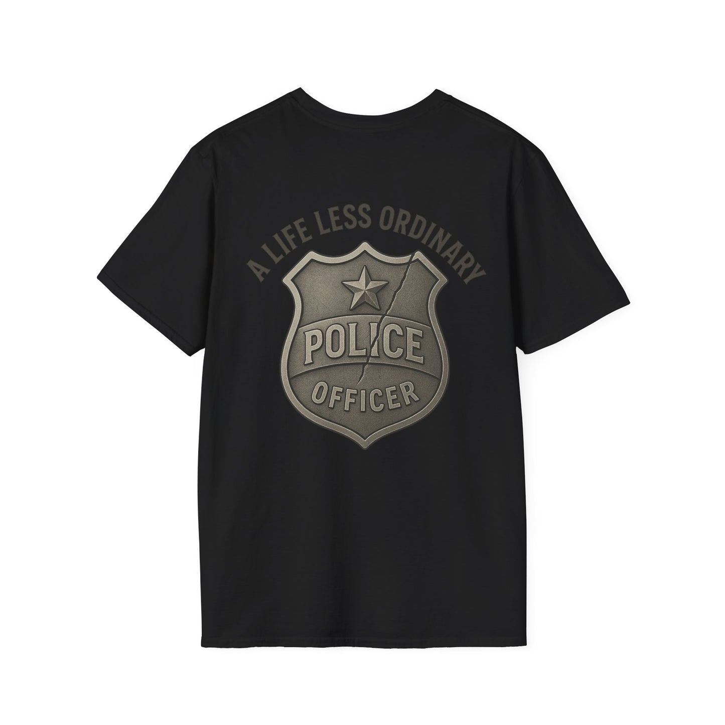 Life Less Ordinary T-Shirt Police, back