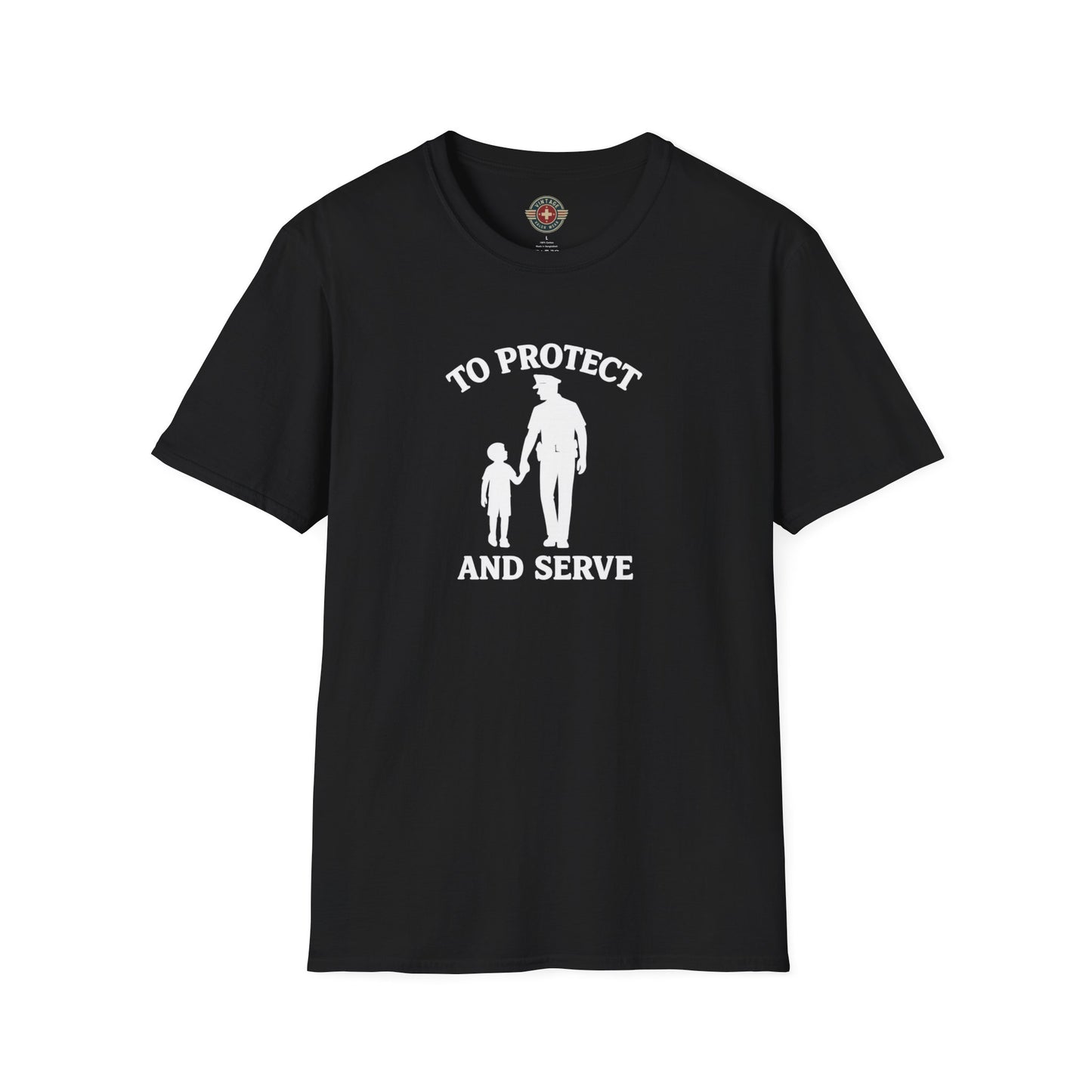 Cop with Kid T-Shirt, front