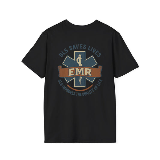 BLS/ALS for EMR T-Shirt, back/front logo