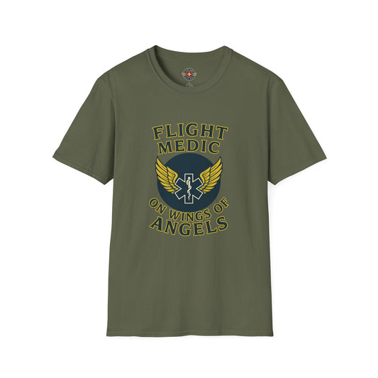 On Wings T-Shirt Flight Medic, front