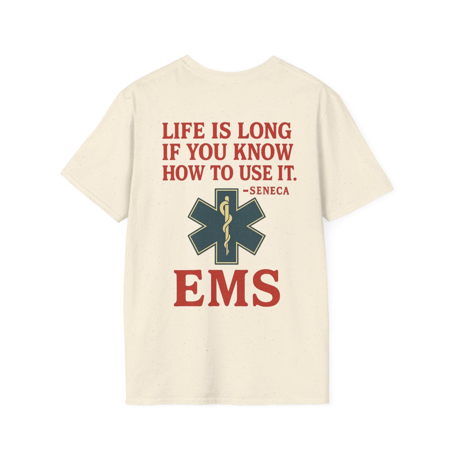 Life is Long T-Shirt, back/front logo