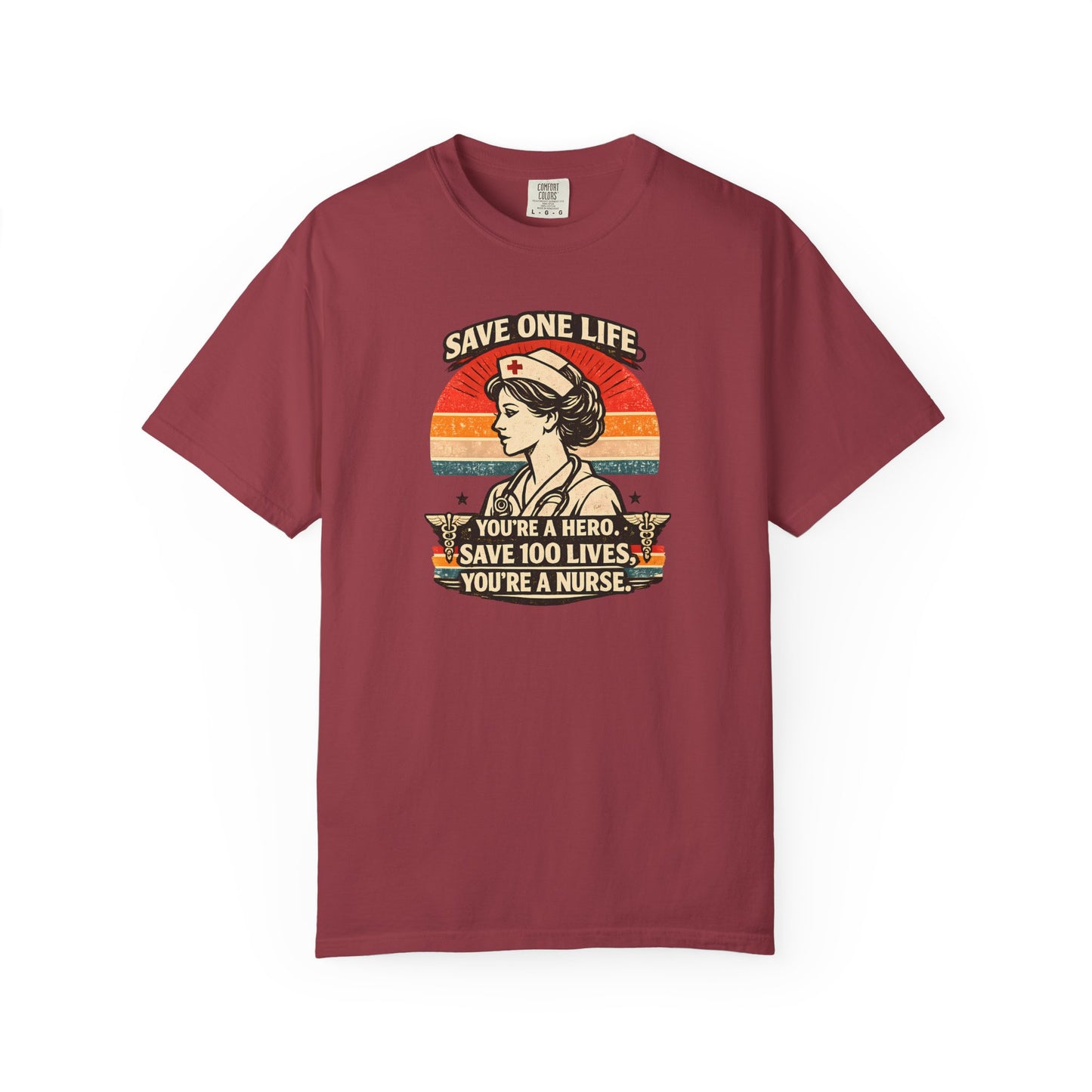 Save 100 Lives T-shirt, front