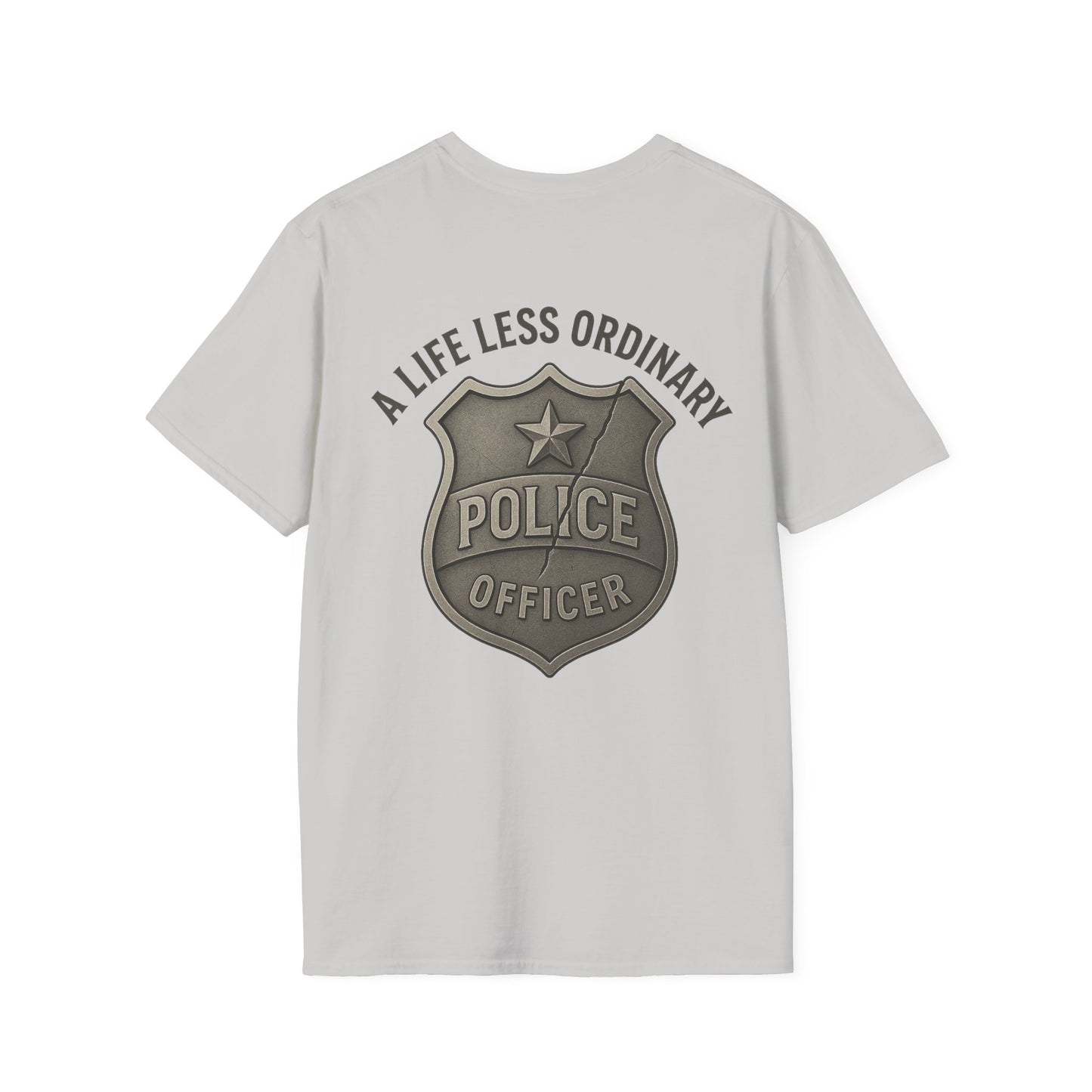 Life Less Ordinary T-Shirt Police, back