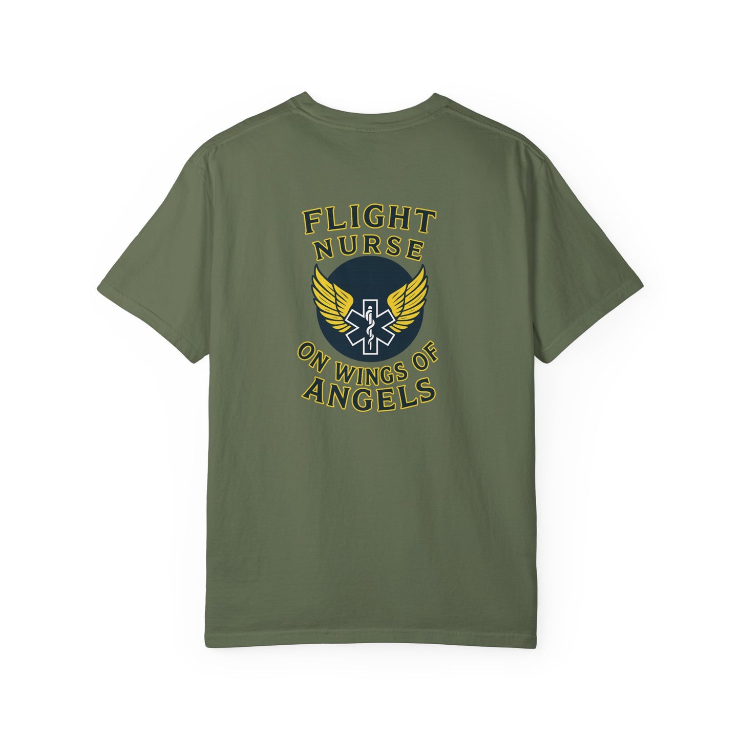 Flight Nurse Angel Wings T-shirt, back