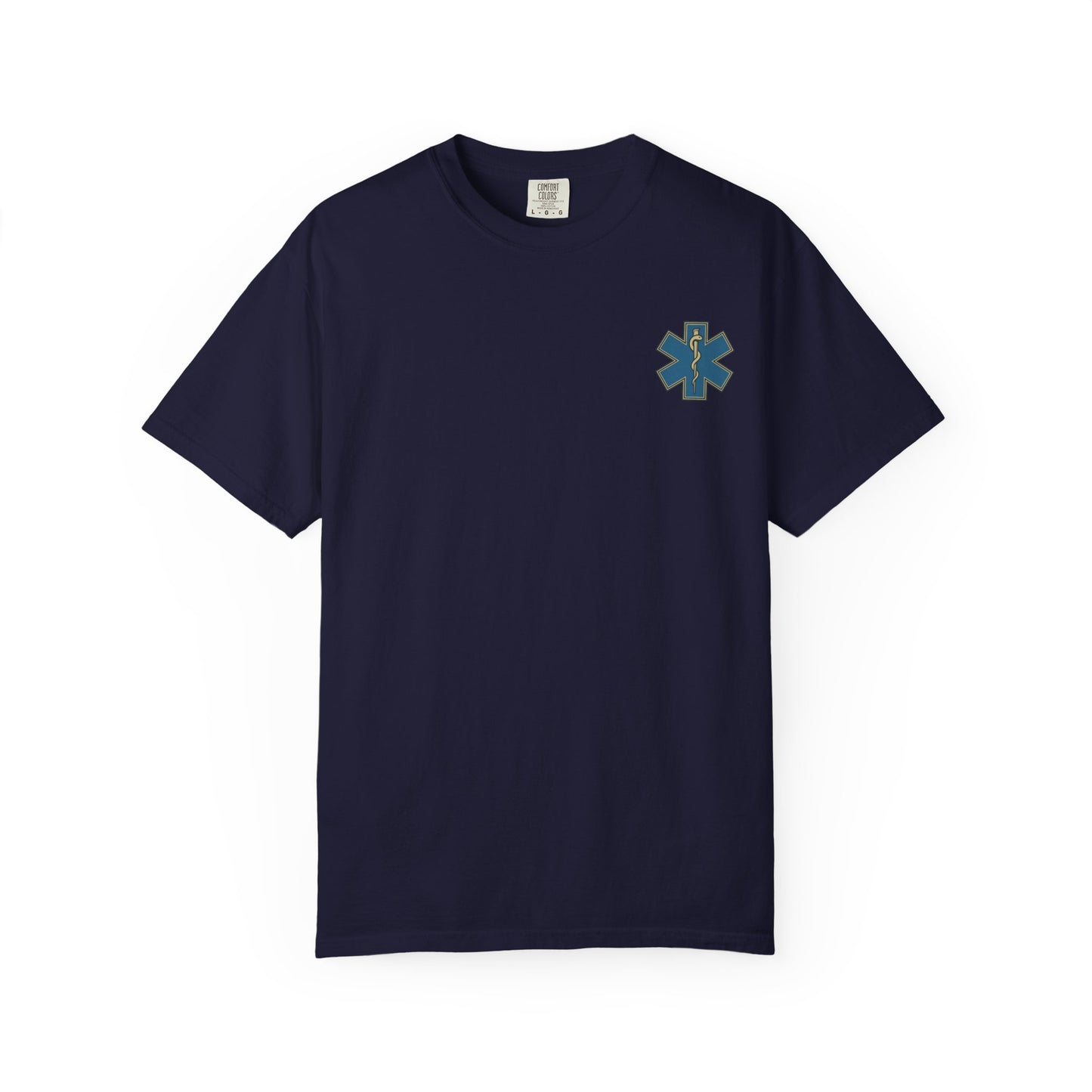 Plague Doctor EMS T-shirt, back/front logo