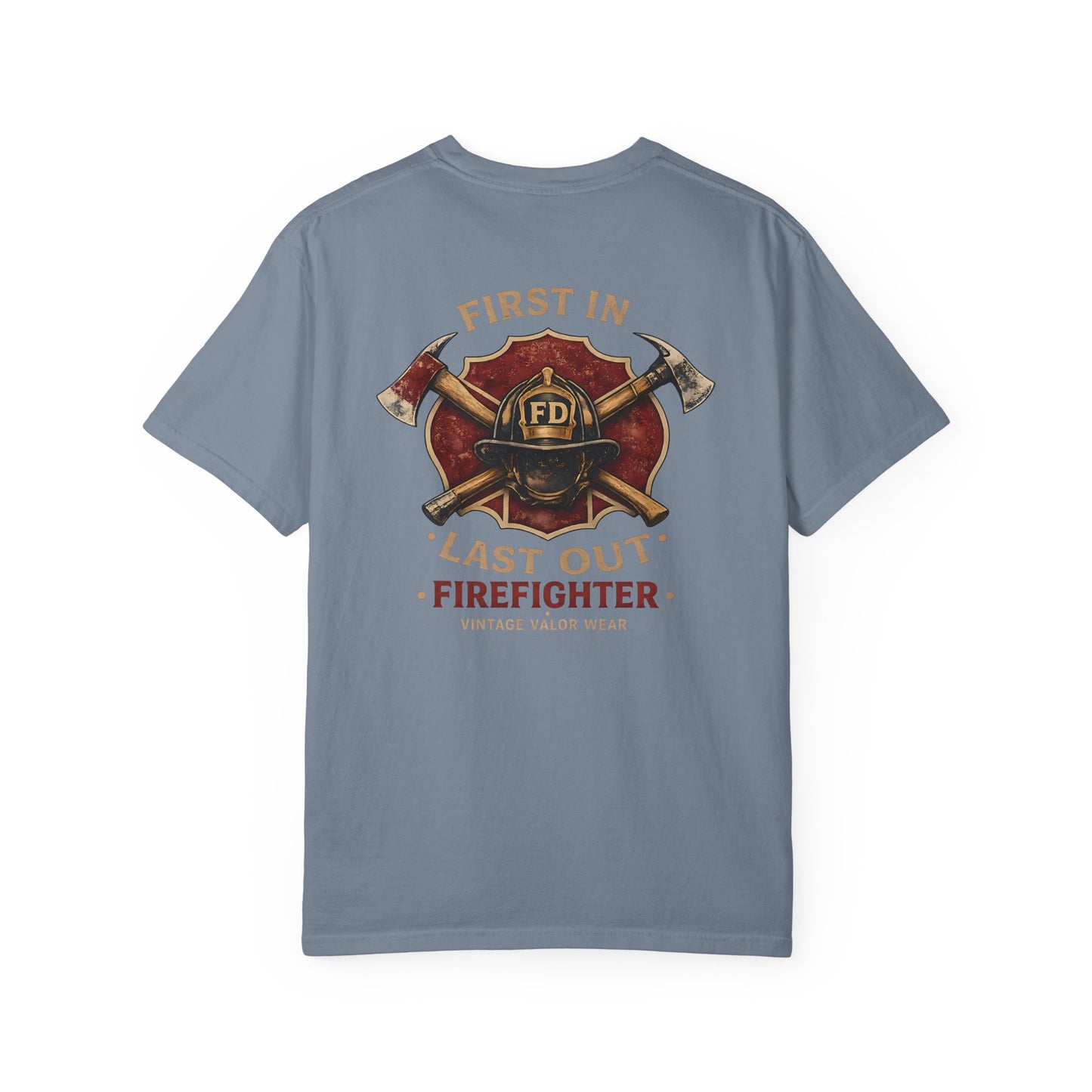 First In - Last Out T-Shirt, back