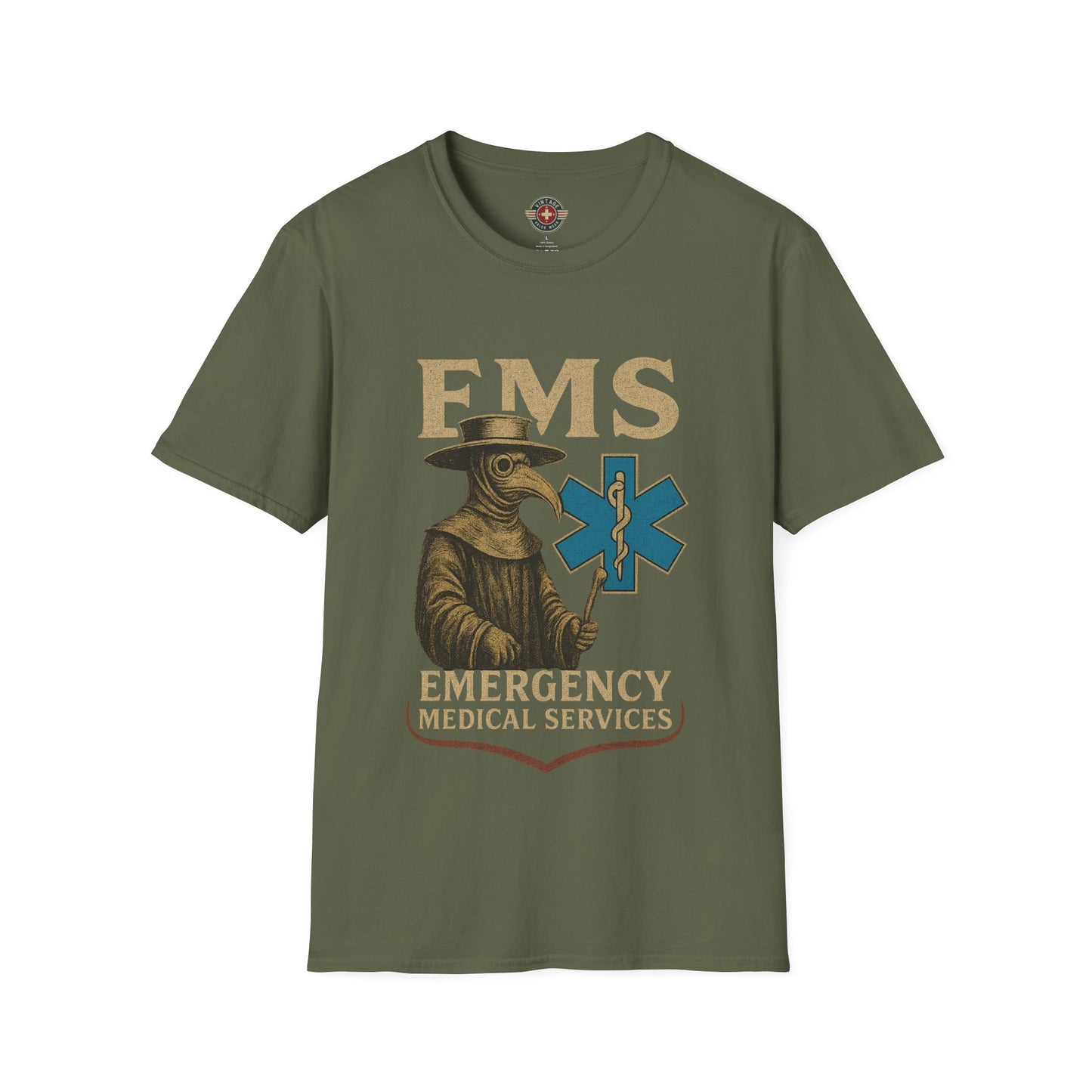 Plague Doctor EMS T-Shirt, front