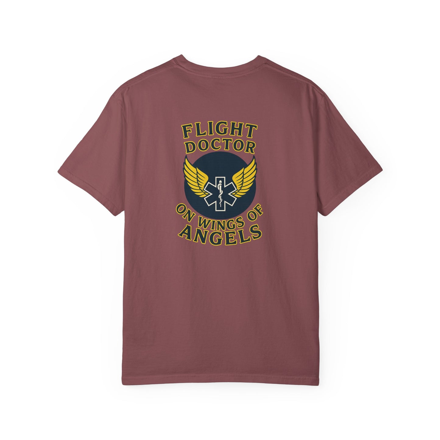 Flight Doctor Angel Wings T-shirt, back