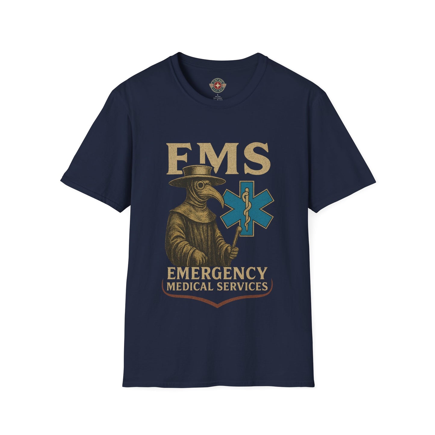 Plague Doctor EMS T-Shirt, front