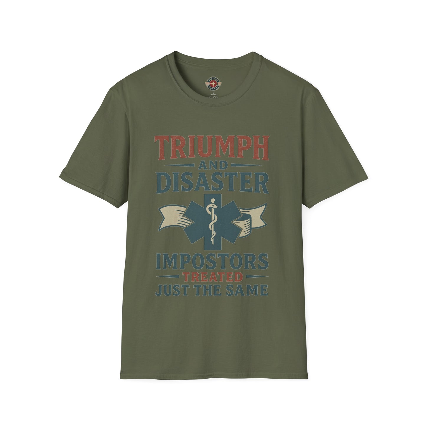 Triumph and Disaster T-Shirt, front