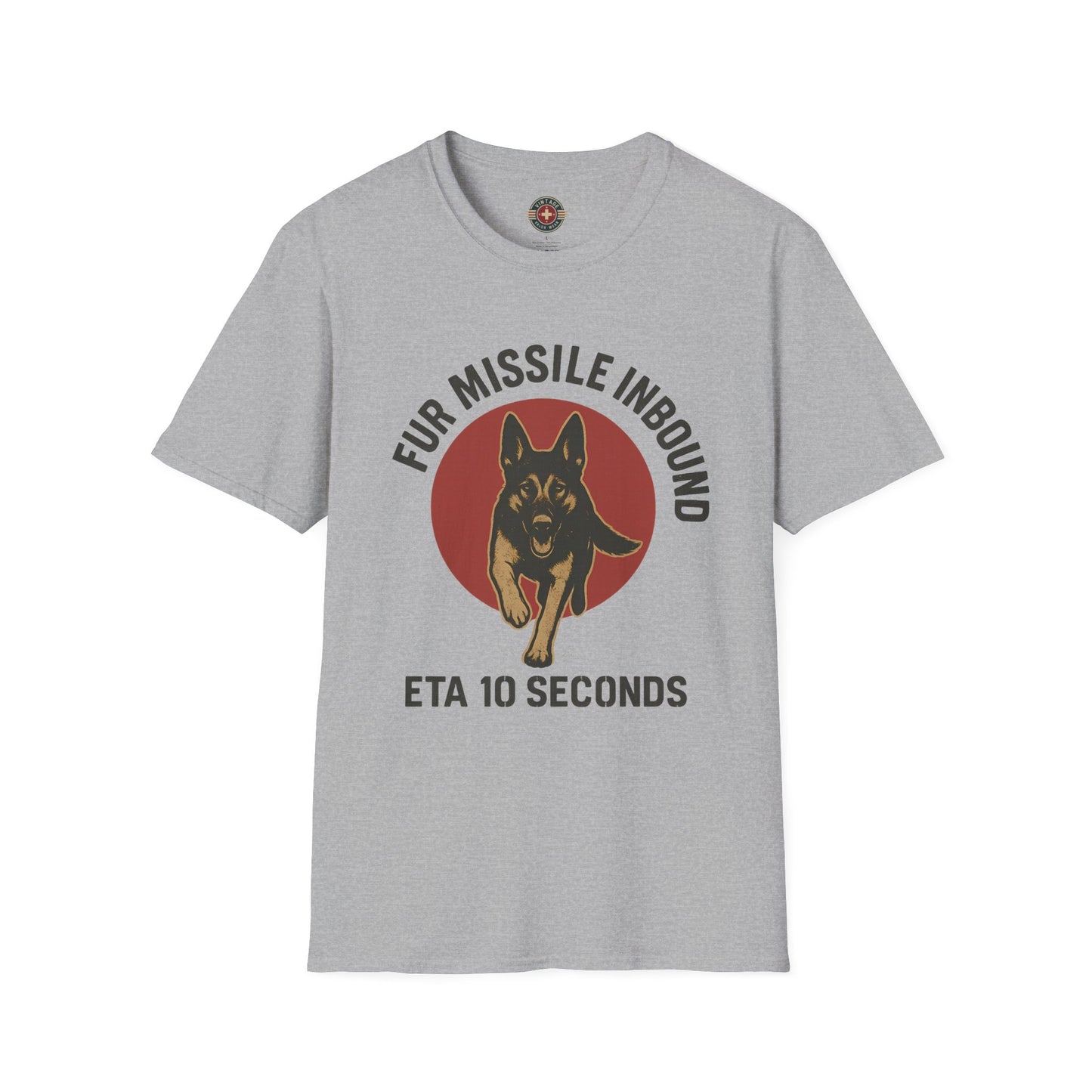 Fur Missle Inbound T-Shirt, front