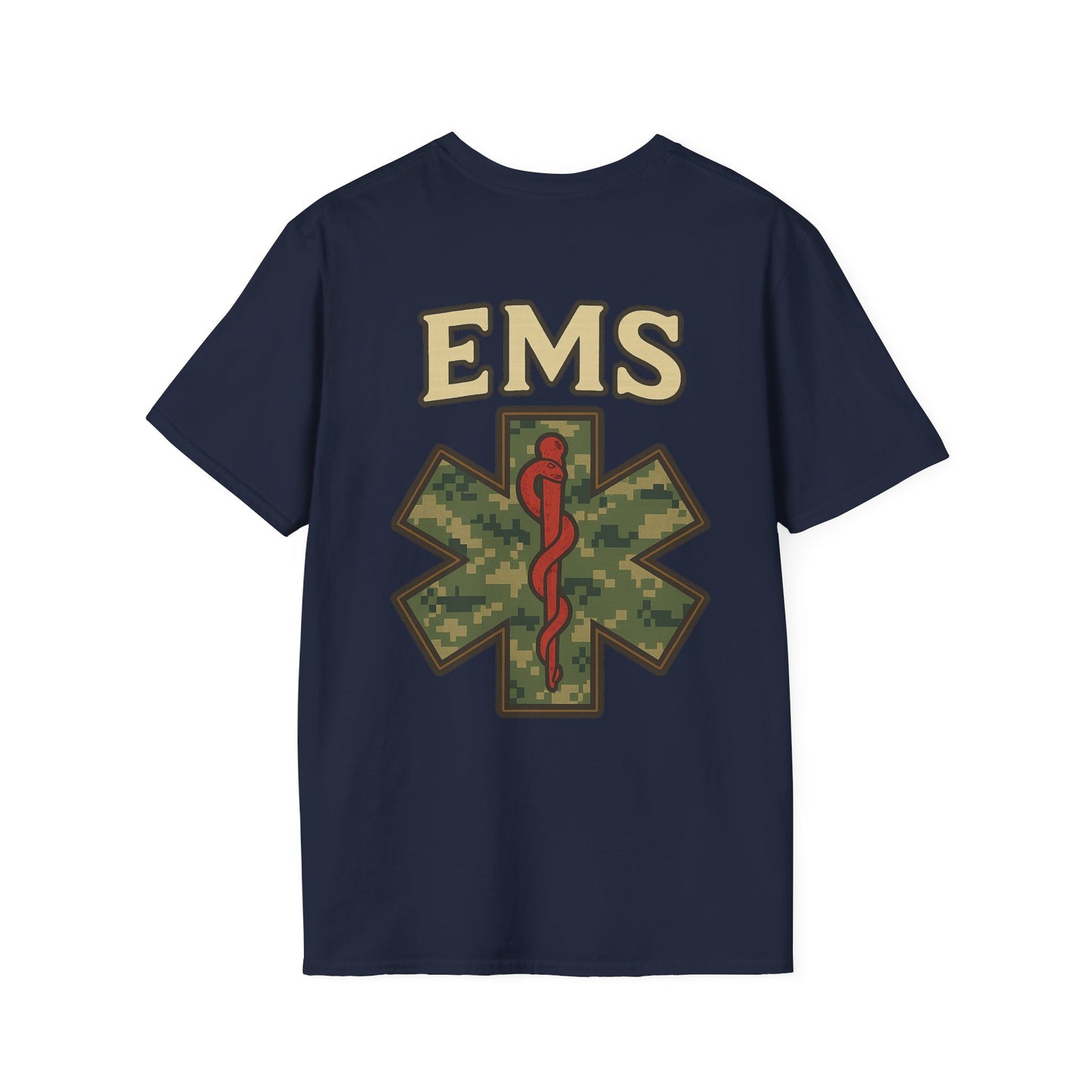 Camo EMS T-Shirt, back/front logo