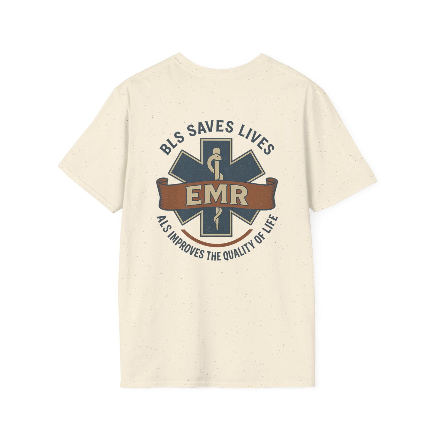 BLS/ALS for EMR T-Shirt, back/front logo