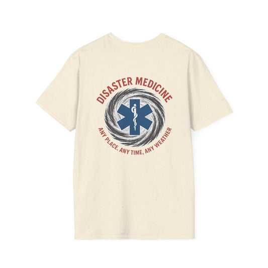 Disaster Medicine T-shirt, back/front logo