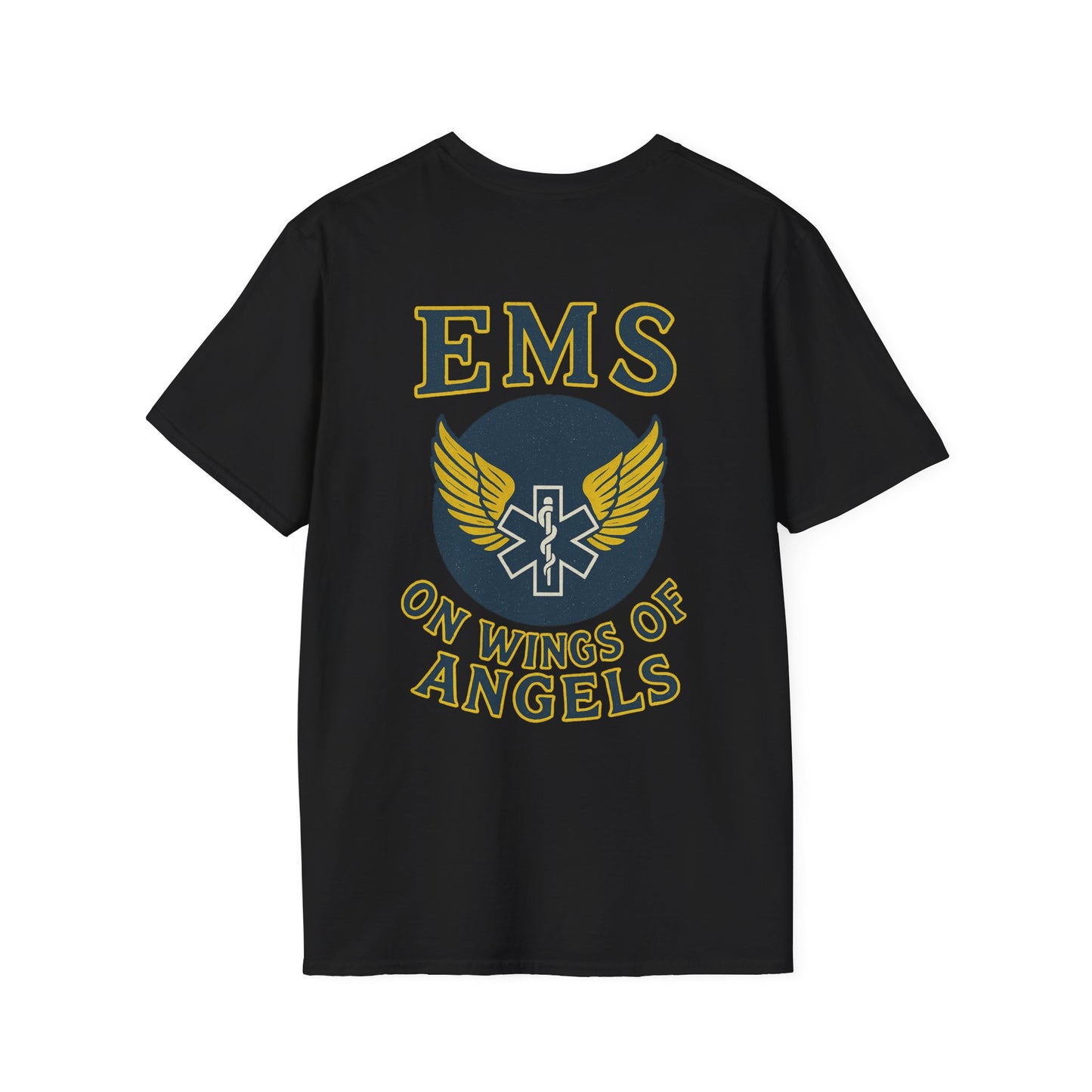 Wings of Angels EMS T-Shirt, back/front logo