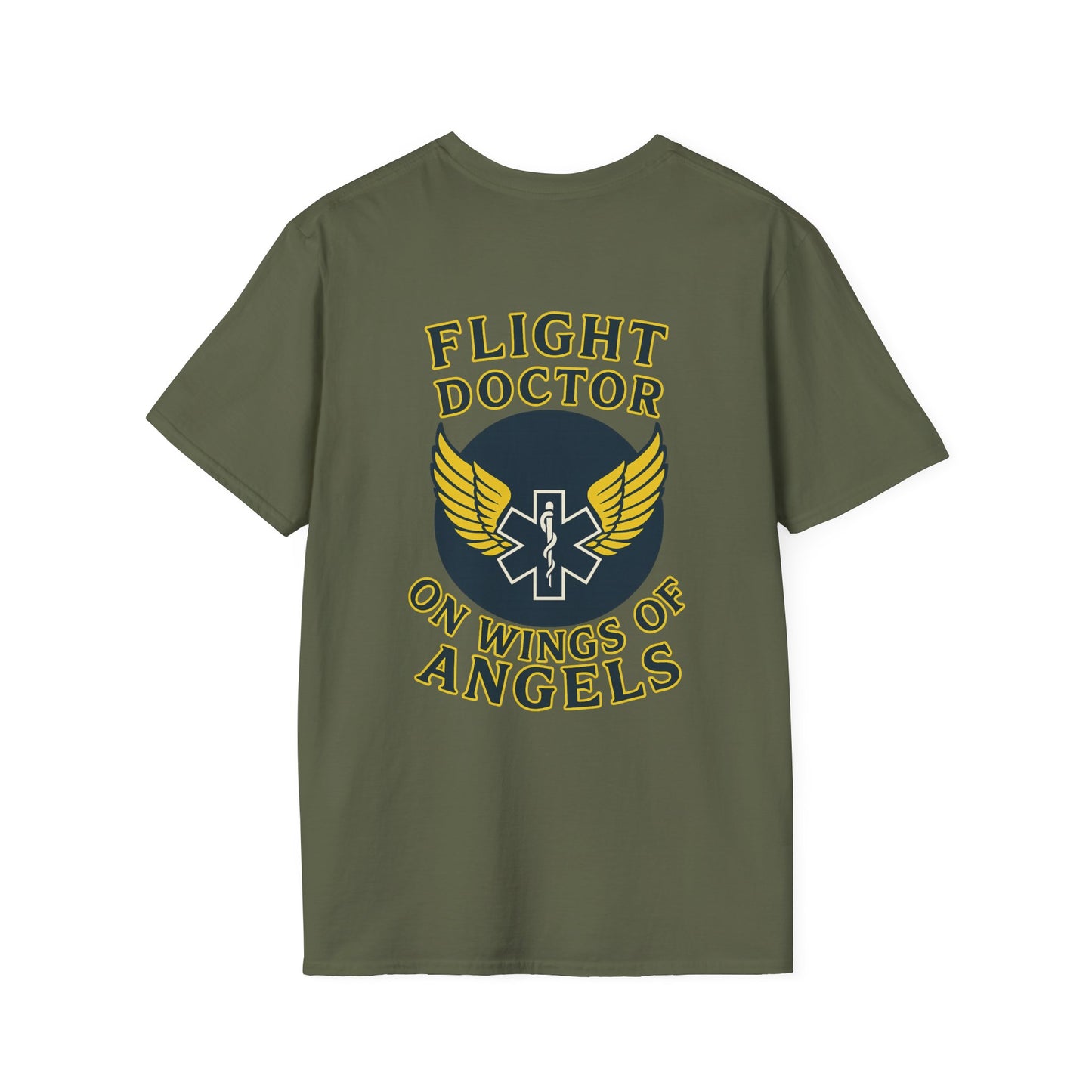 On Wings T-Shirt Flight Doctor, back/front logo