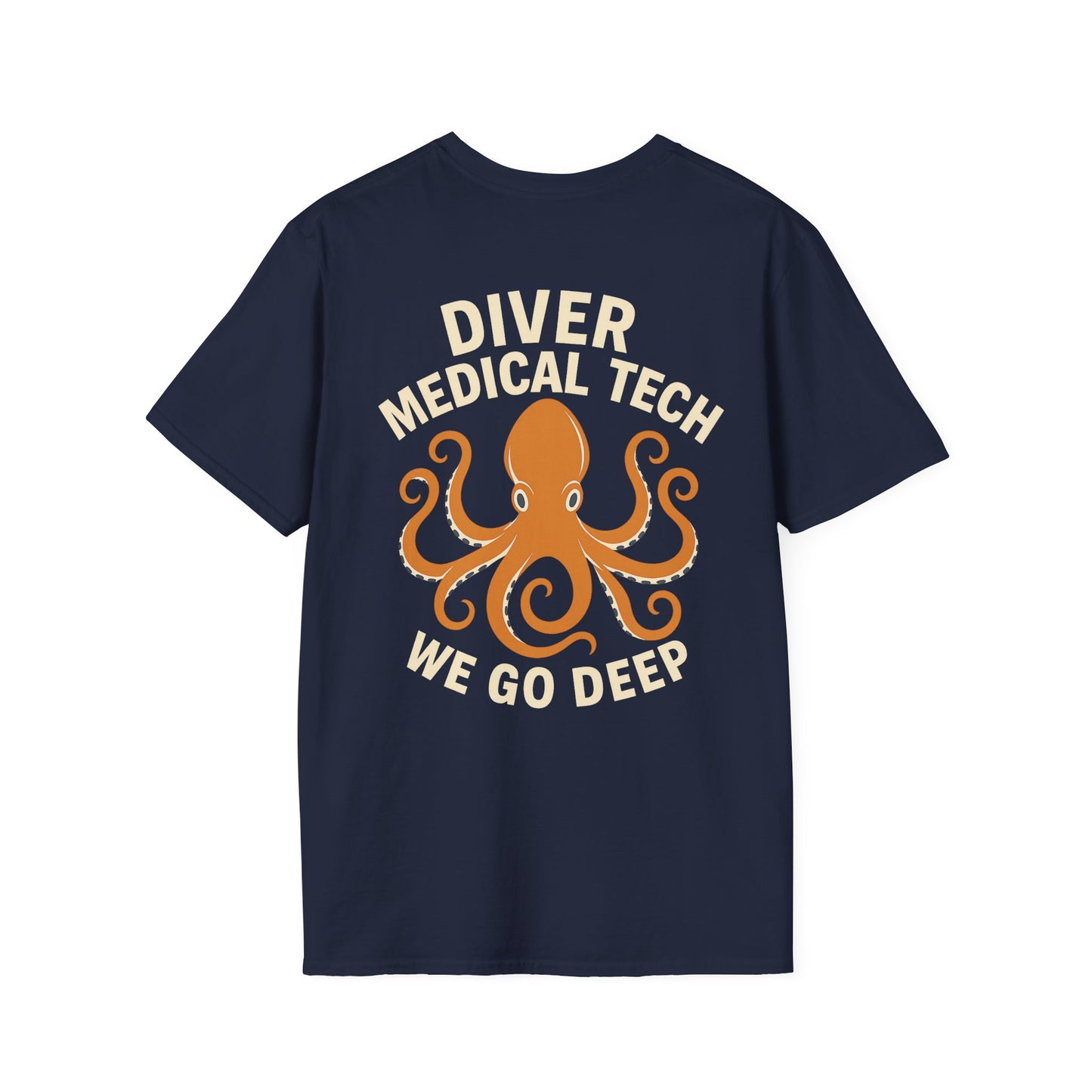 Diver Medical Tech T-Shirt 2, back/front logo