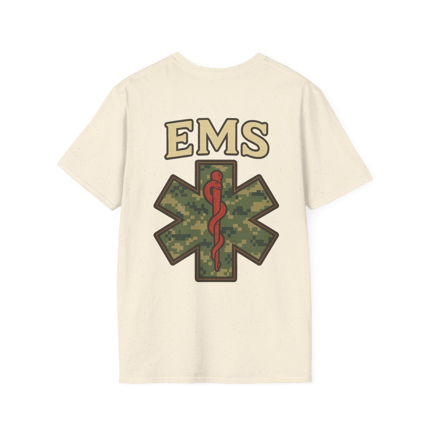 Camo EMS T-Shirt, back/front logo