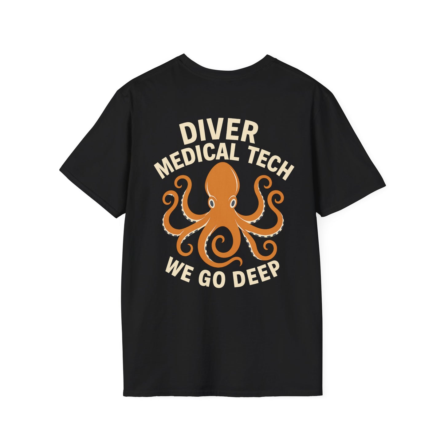 Diver Medical Tech T-Shirt 2, back/front logo