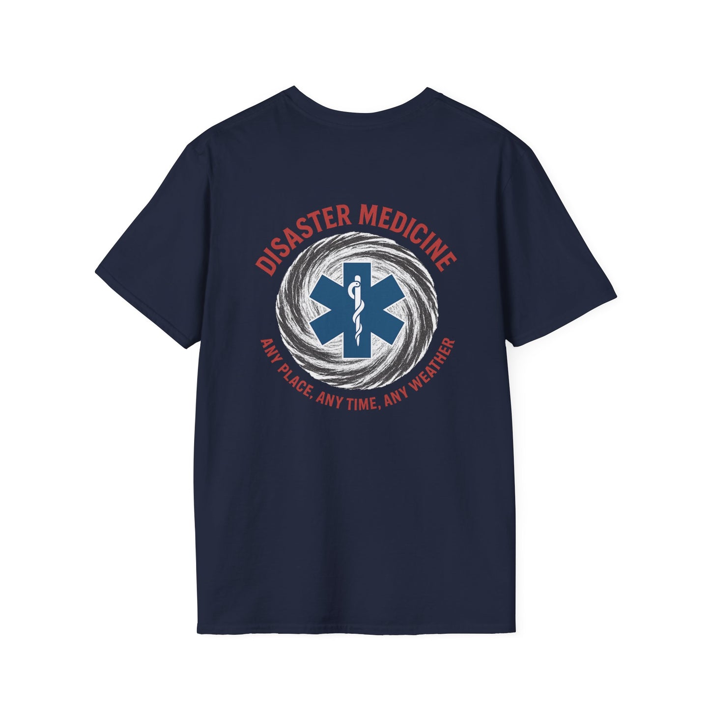Disaster Medicine T-shirt, back/front logo