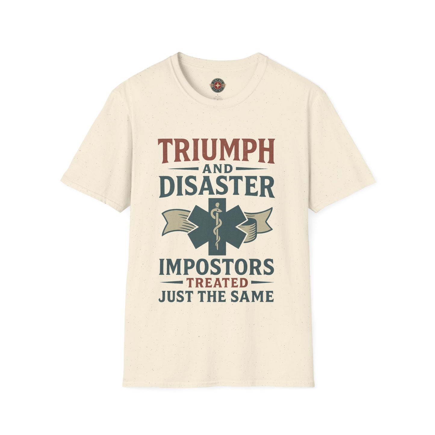Triumph and Disaster T-Shirt, front