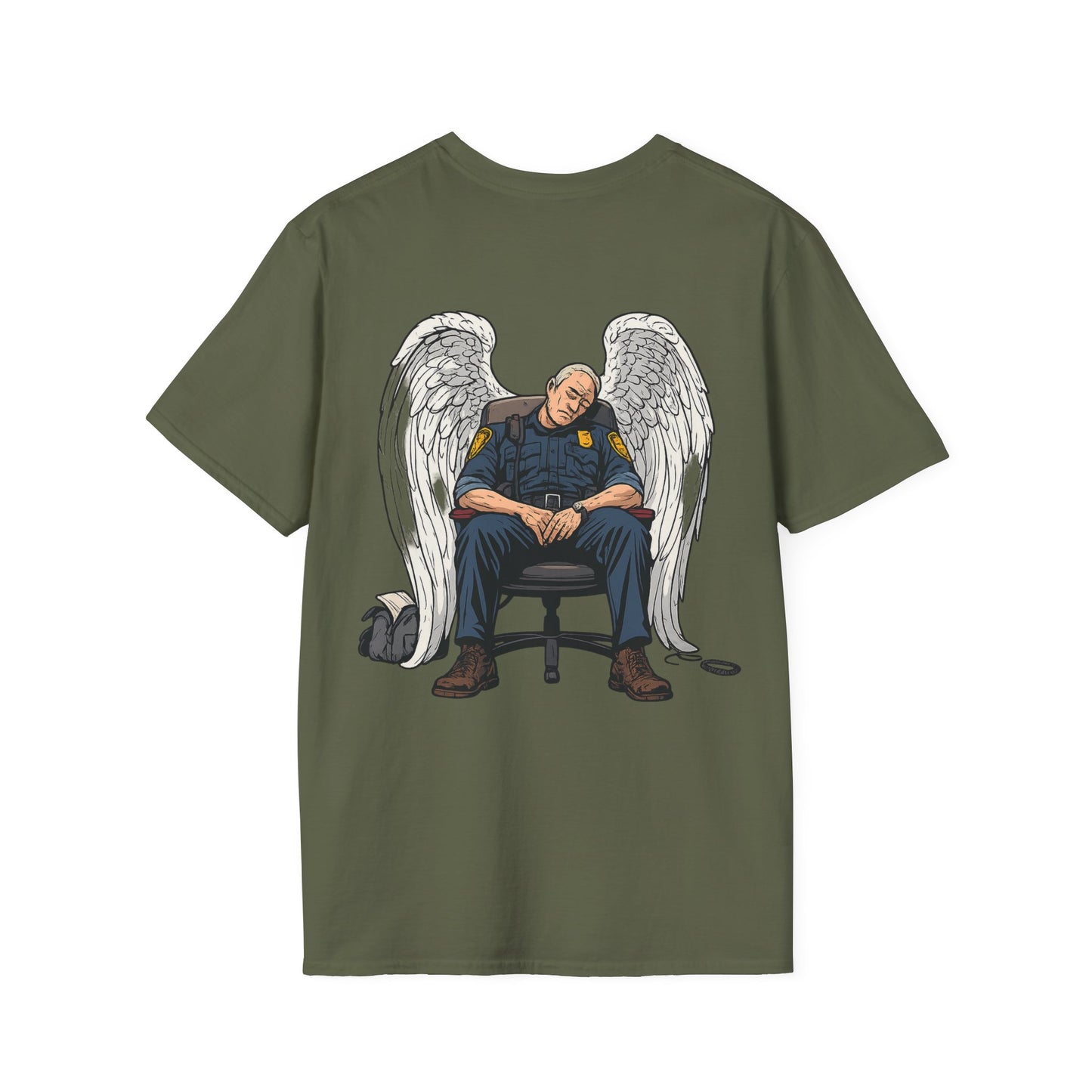 Cop Angel T-Shirt, back/front logo