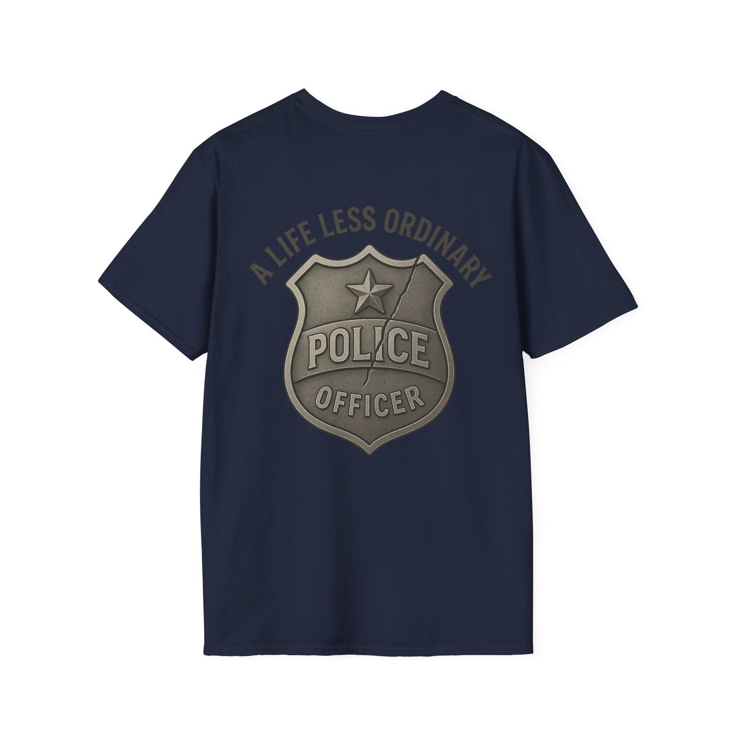 Life Less Ordinary T-Shirt Police, back