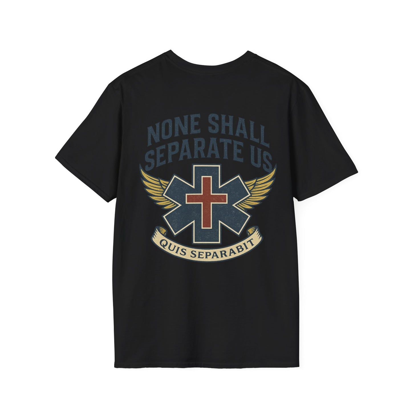 None Shall EMS T-Shirt, back/front logo