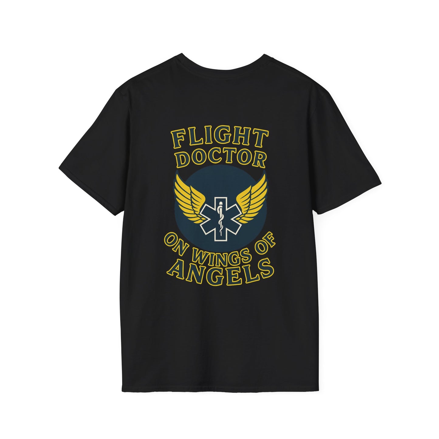 On Wings T-Shirt Flight Doctor, back/front logo