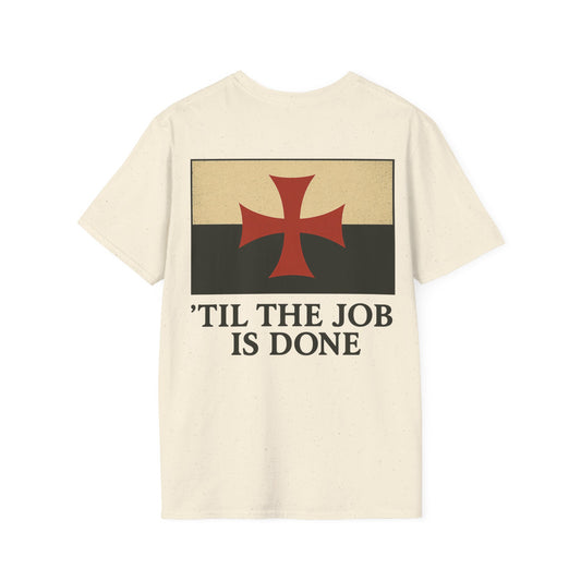 Til the Job is Done EMS T-Shirt, back/front logo