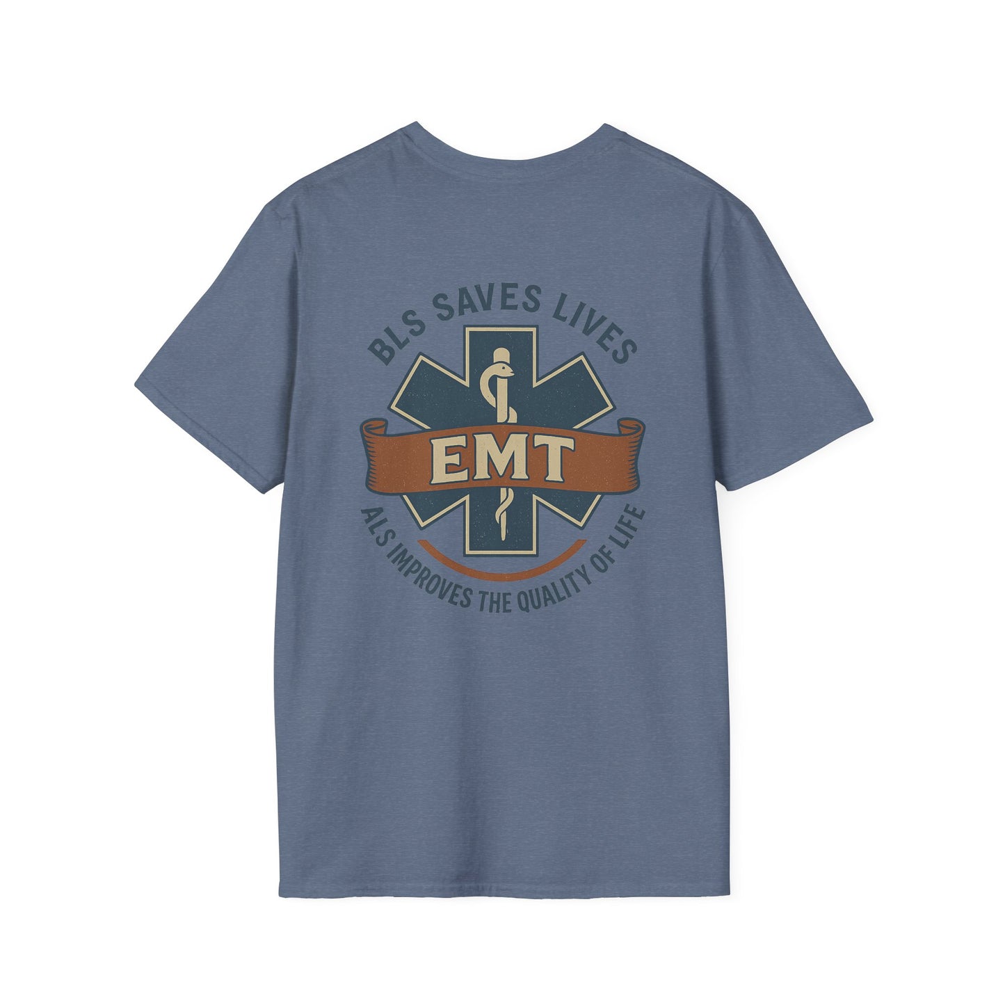 BLS/ALS for EMT T-Shirt, back/front logo
