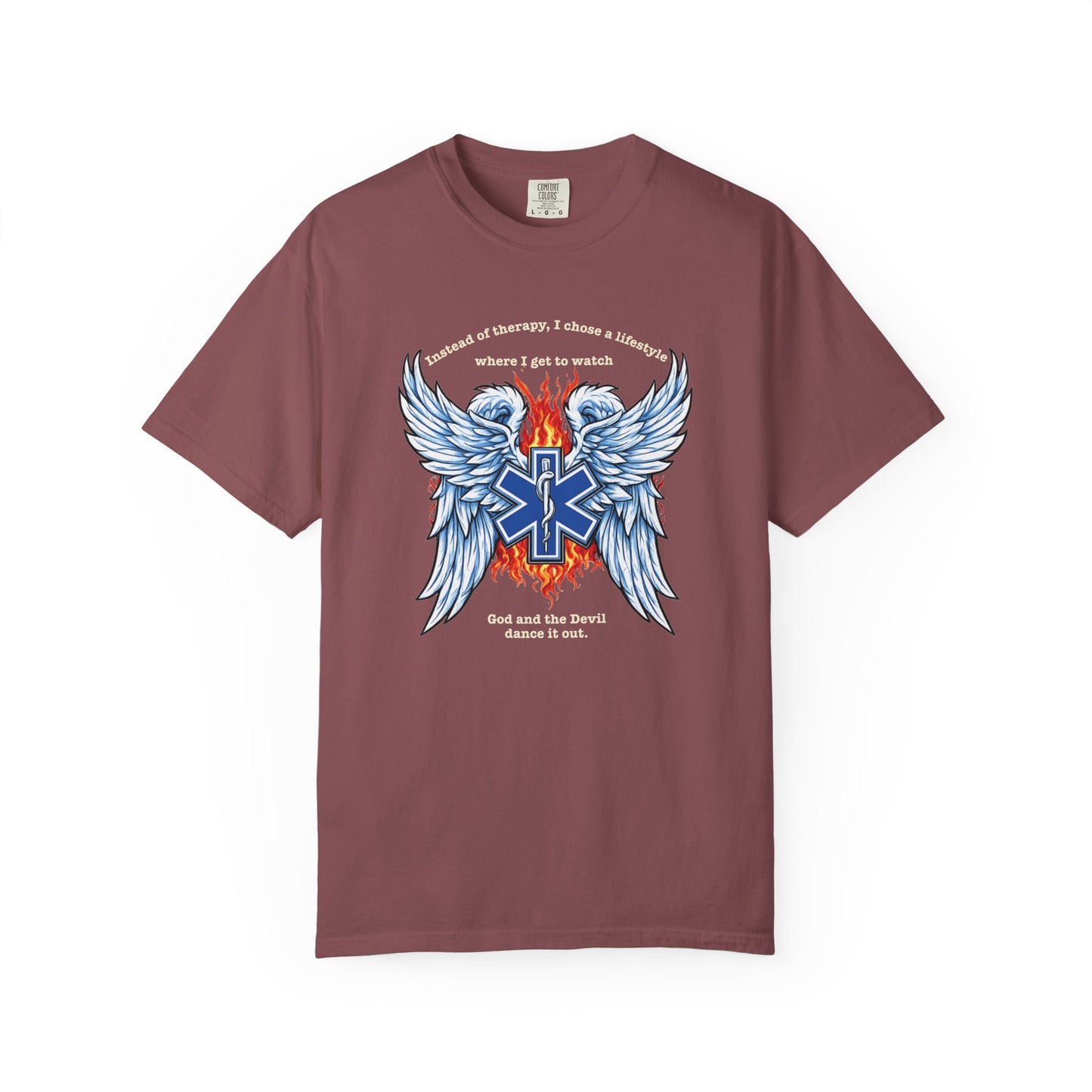 Heaven & Hell EMS T-shirt, front