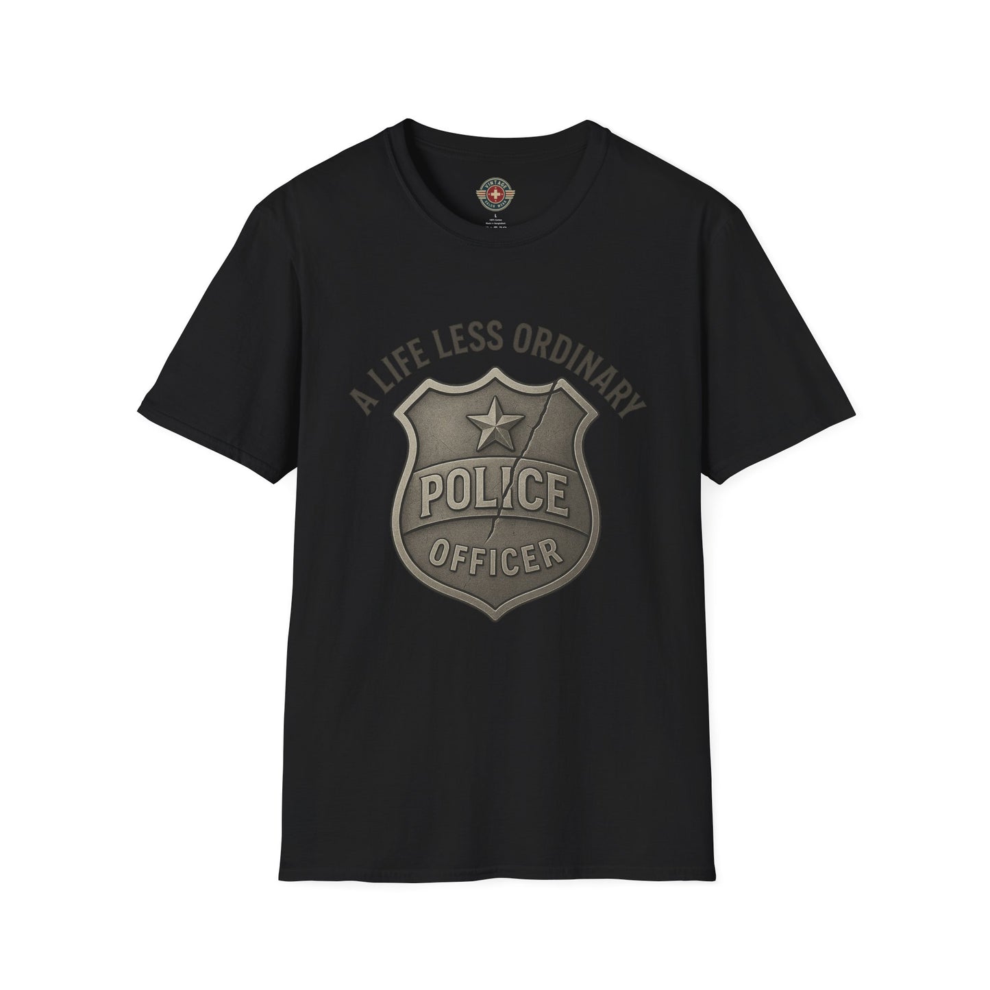 Life Less Ordinary T-Shirt Police, front