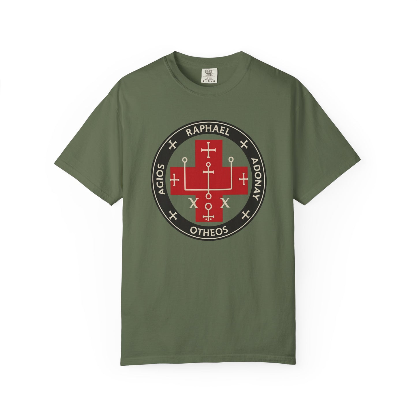 Sigil of St. Raphael Medicine T-shirt, front